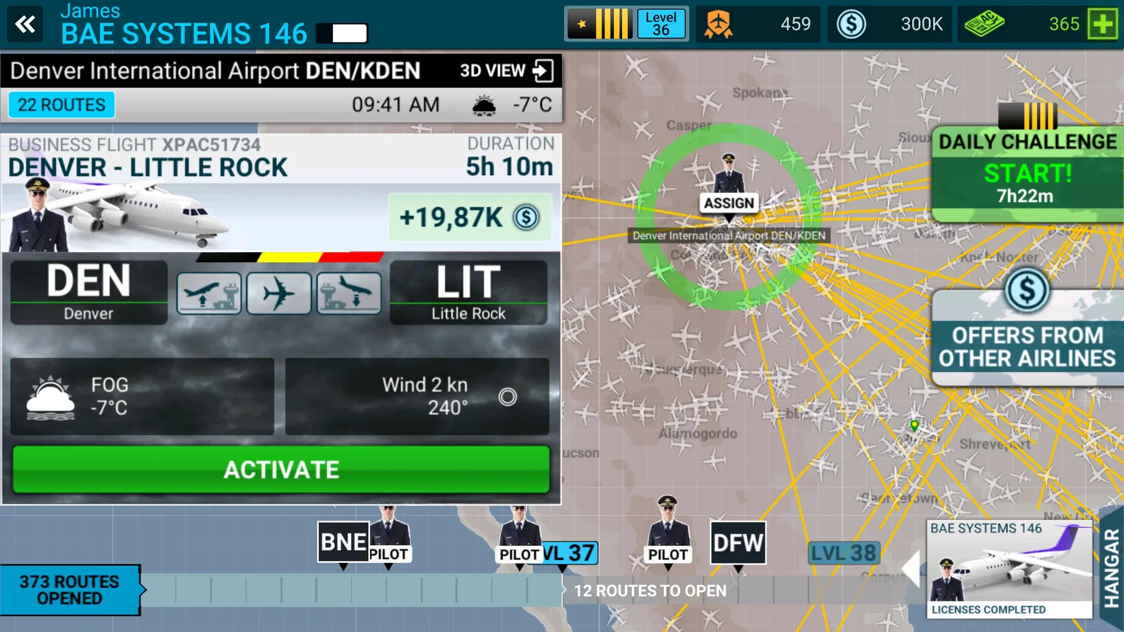 Airline Commander v2.7.3 APK Мод (Мультипликатор скорости) Screenshot 3