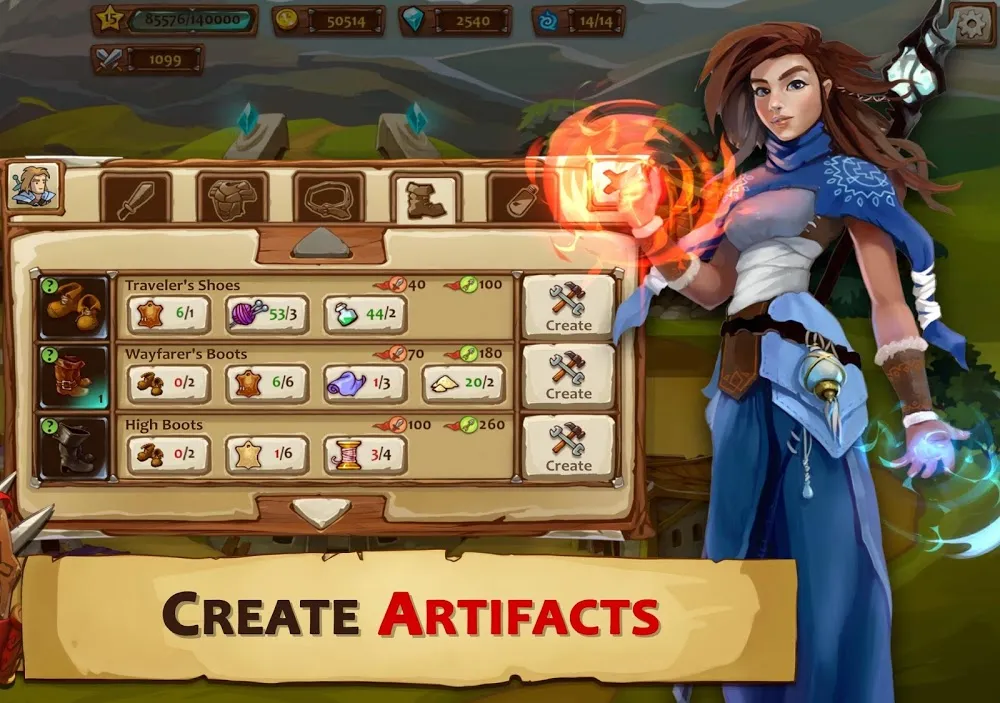 Braveland Heroes [мод: много денег] Screenshot 3