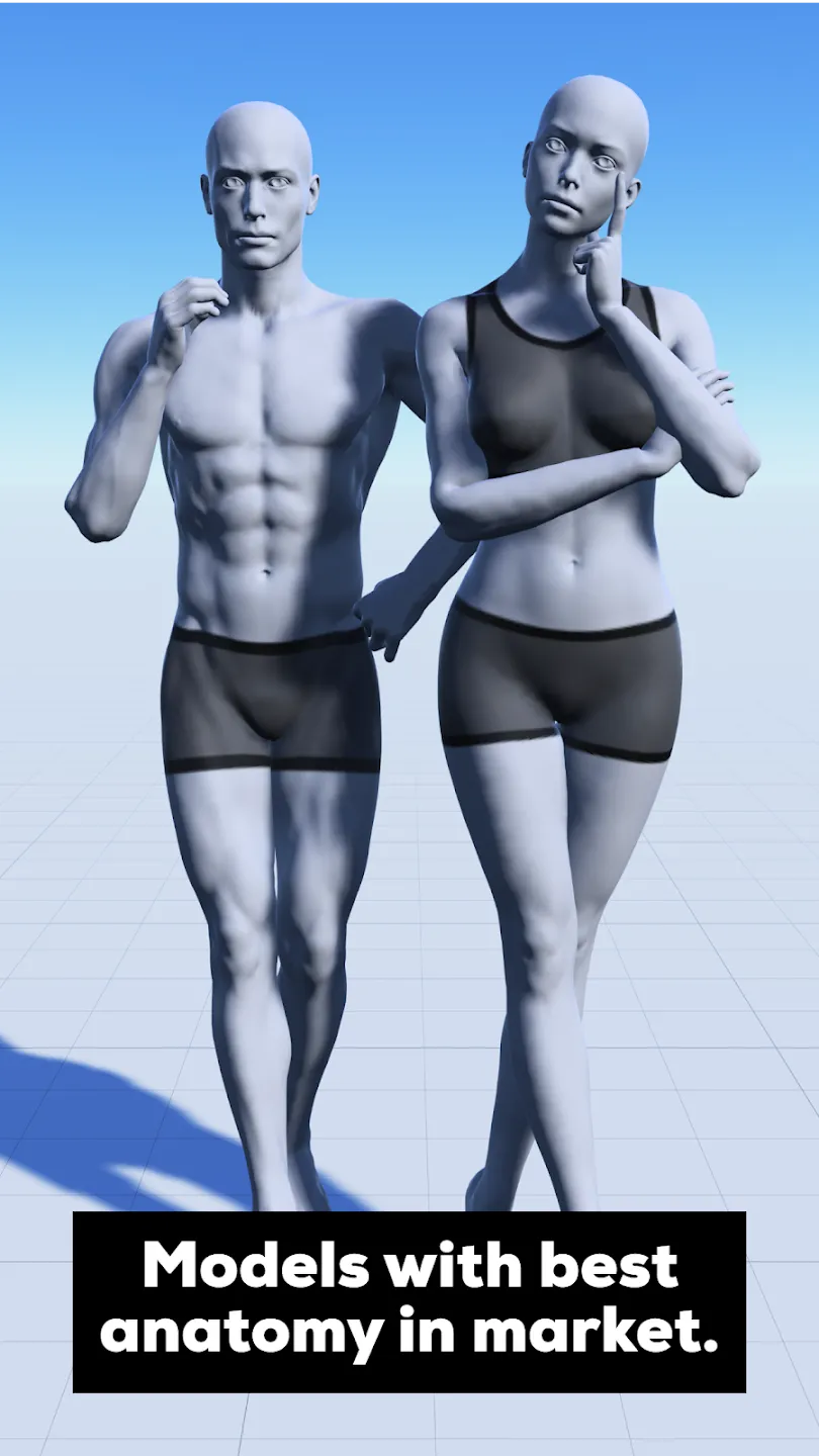 Magic Poser v3.1 APK Мод (Всё открыто, Premium) Screenshot 2