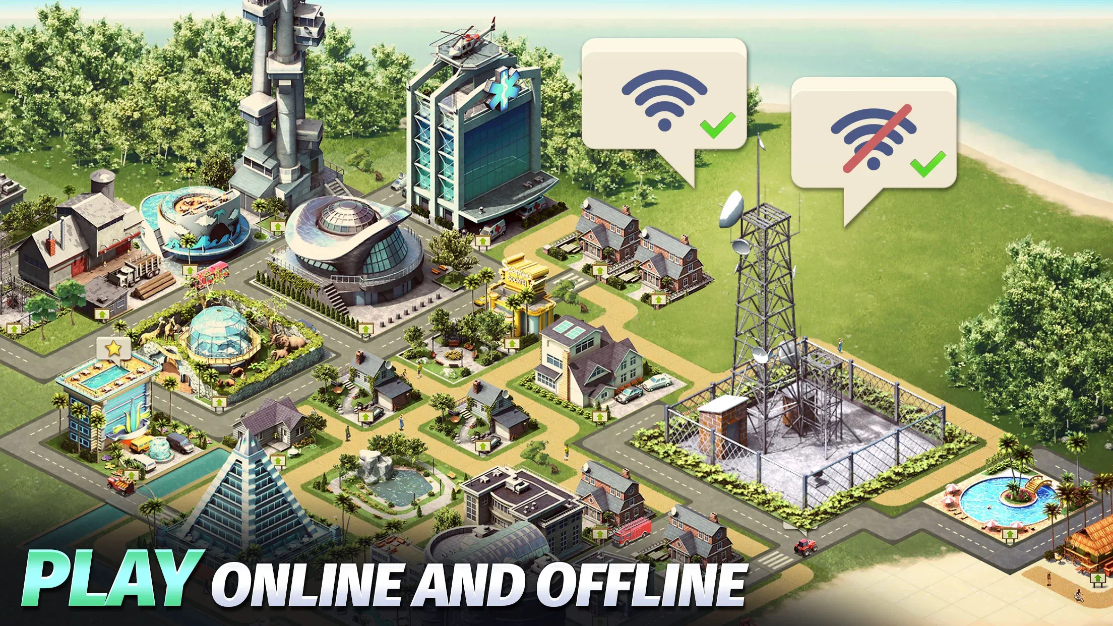 City Island 4 v3.7.0 APK Мод (Много денег) Screenshot 1