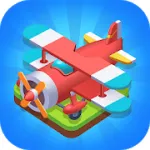 Скачать полную версию Merge Plane – Click & Idle Tycoon [мод: много денег] на Андроид