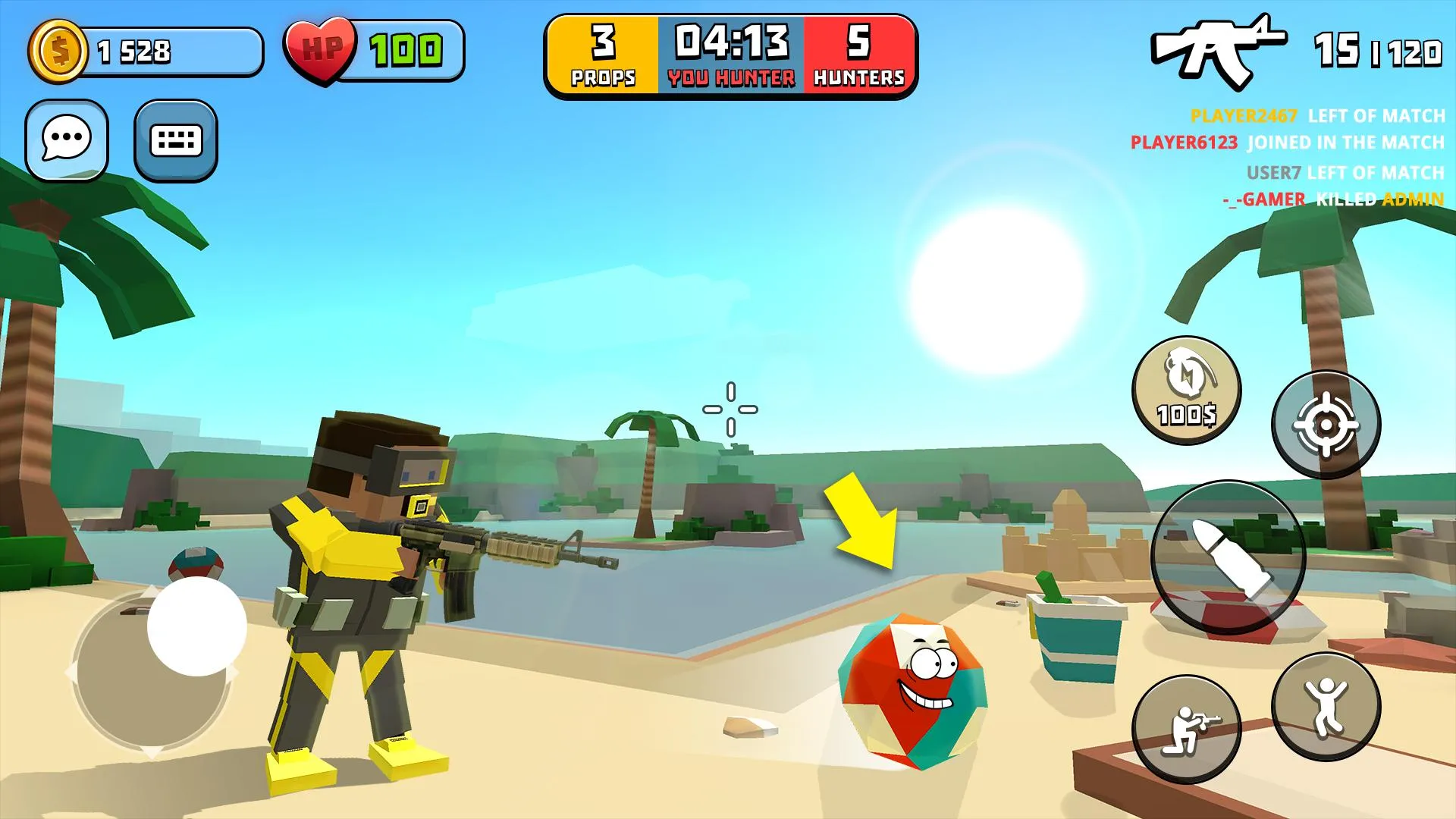 H.I.D.E. - Выживание онлайн v0.38.24 APK Мод (Меню, Много боеприпасов, Нет отдачи) Screenshot 4