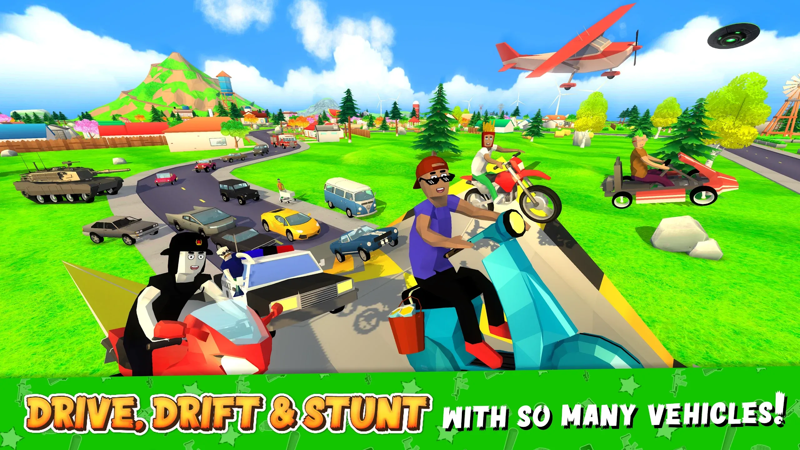 Dude Theft Wars FPS Open world v0.9.1.0b APK Мод (Меню, Много денег, Режим бога) Screenshot 4