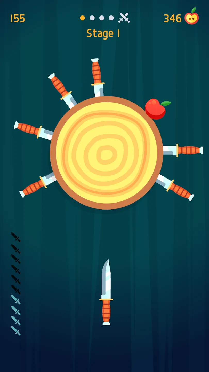 Knife Hit v1.8.30 APK Мод (Много денег) Screenshot 1