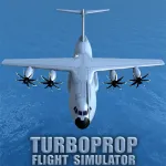 Мод на Андроид: Turboprop Flight Simulator Мод (Много денег) на Андроид