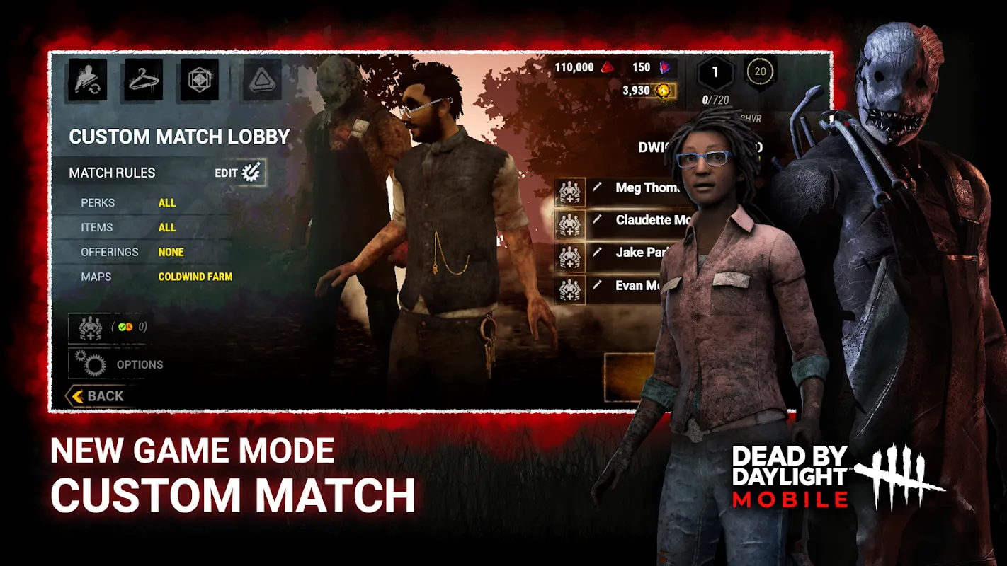 Dead by Daylight Mobile v5.4.1024 APK Мод (Меню, FOV, Shadow Cham, World Cham) Screenshot 1