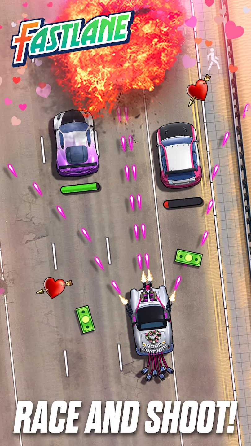 Fastlane: Дорога Мести v1.52.0.0 APK Мод (Много денег) Screenshot 1