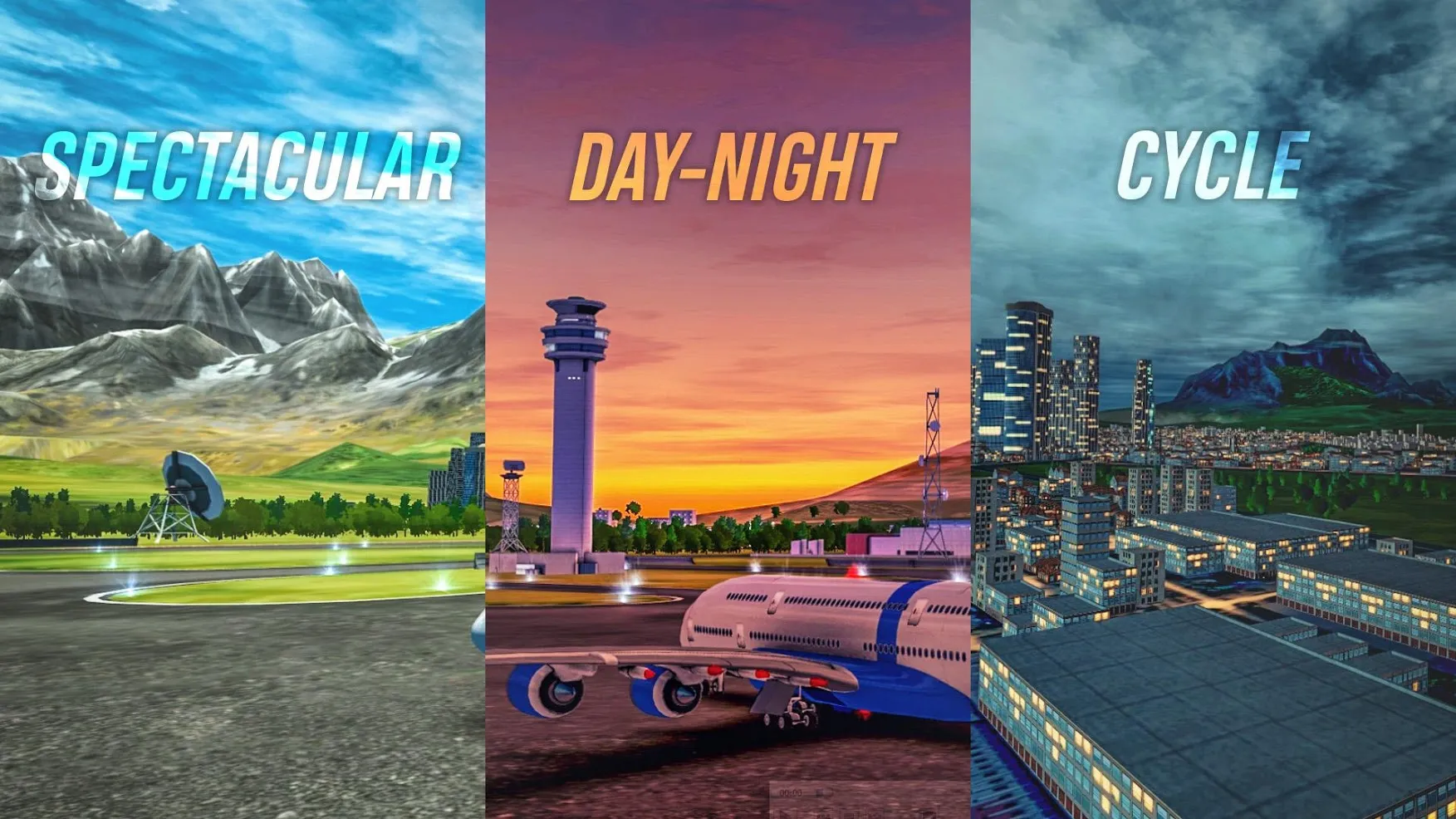 Airplane Flight Simulator [мод: много денег] Screenshot 5