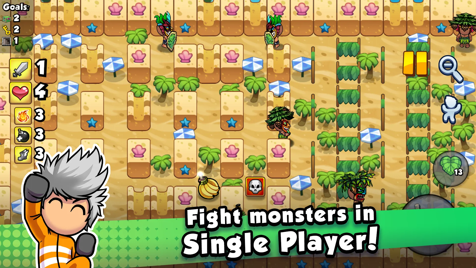 Bomber Friends v6.02 APK Мод (Меню, Skins Unlocked, God Mode) Screenshot 3