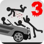Скачать полную версию Stickman Destruction 3 Heroes [мод: много денег] на Андроид
