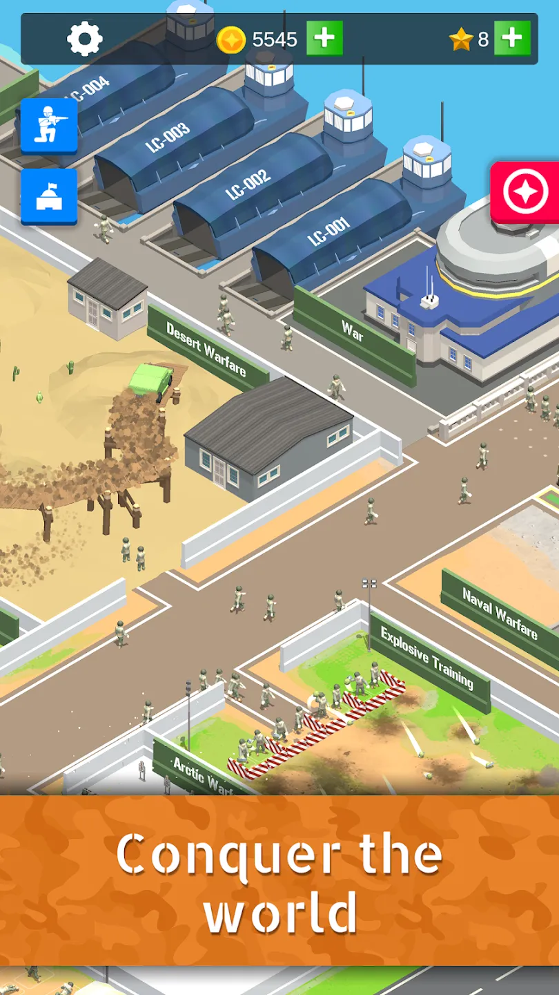 Idle Army Base v3.6.1 APK Мод (Много денег) Screenshot 4