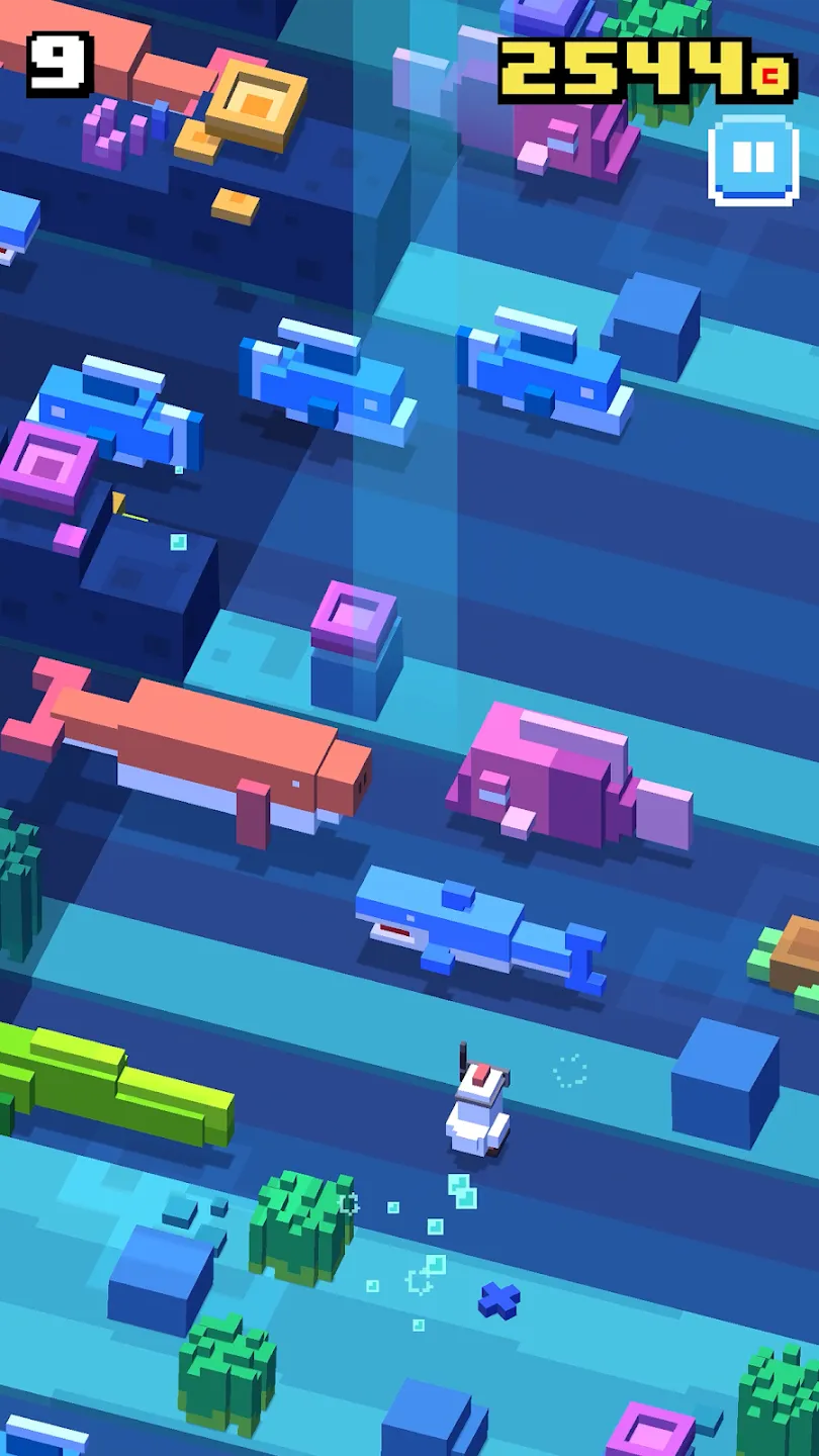 Crossy Road v7.11.1 APK Мод (Меню, Много денег и очков) Screenshot 2