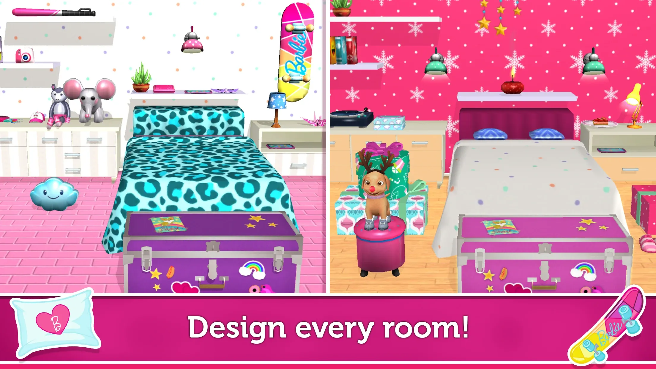 Barbie Dreamhouse Adventures v2026.3.0 APK Мод (Меню, VIP, Бесплатный шопинг) Screenshot 3