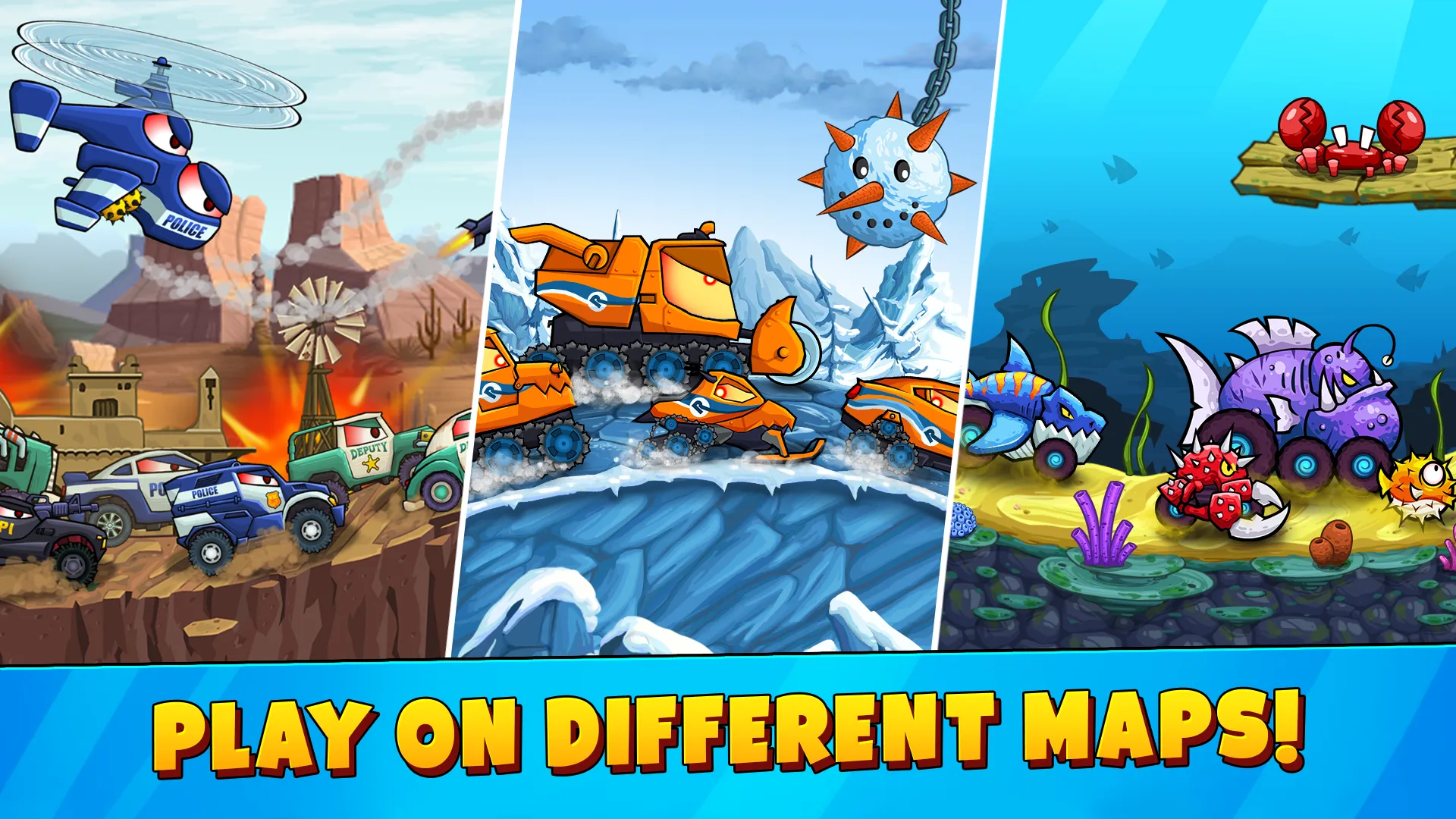 Car Eats Car 3: Хищные Машины v4.2.0 APK Мод (Много денег) Screenshot 2