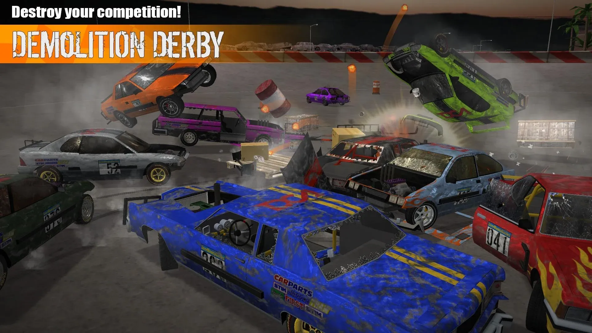 Demolition Derby 3 v1.1.184 APK Мод (Много денег) Screenshot 1