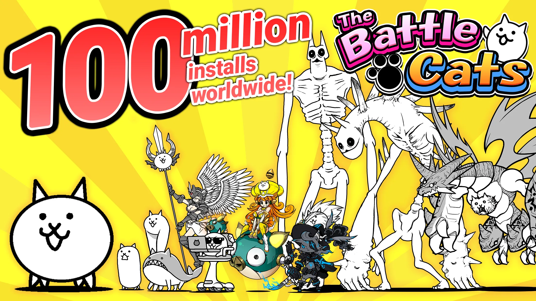 The Battle Cats v15.3.1 APK Мод (Много денег) Screenshot 1