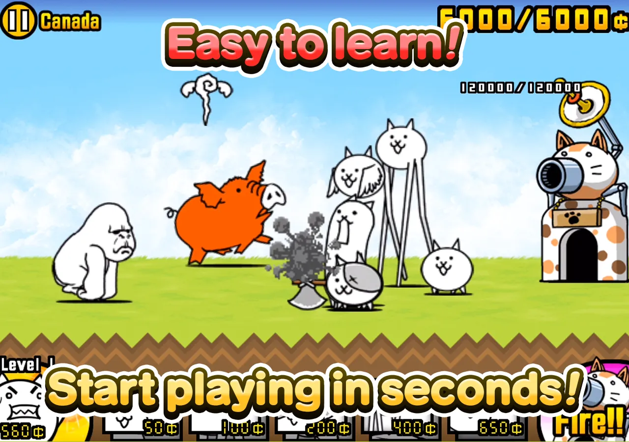 The Battle Cats v15.3.1 APK Мод (Много денег) Screenshot 4