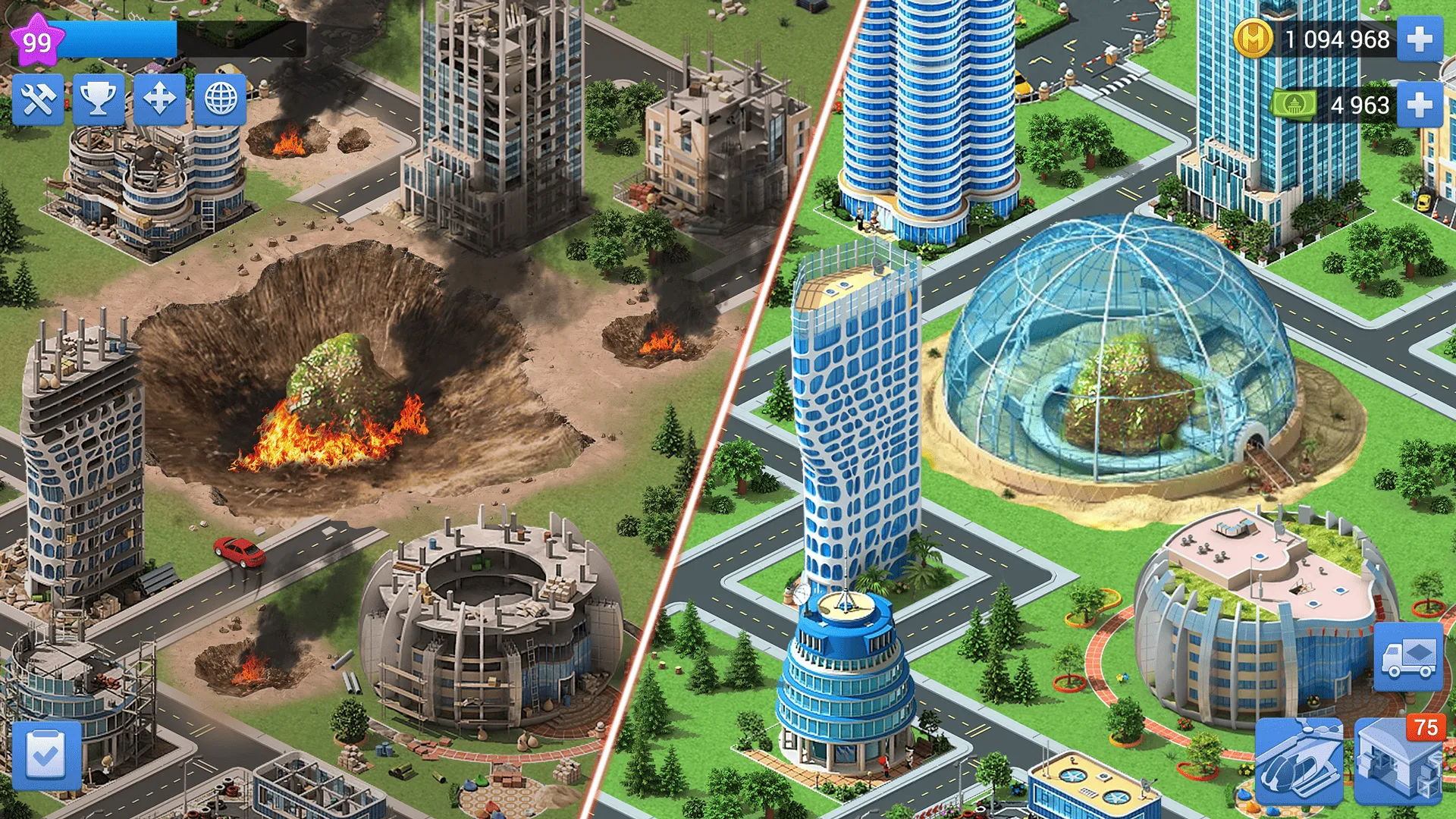 Megapolis Строительство Города v16.0.0 APK Screenshot 2