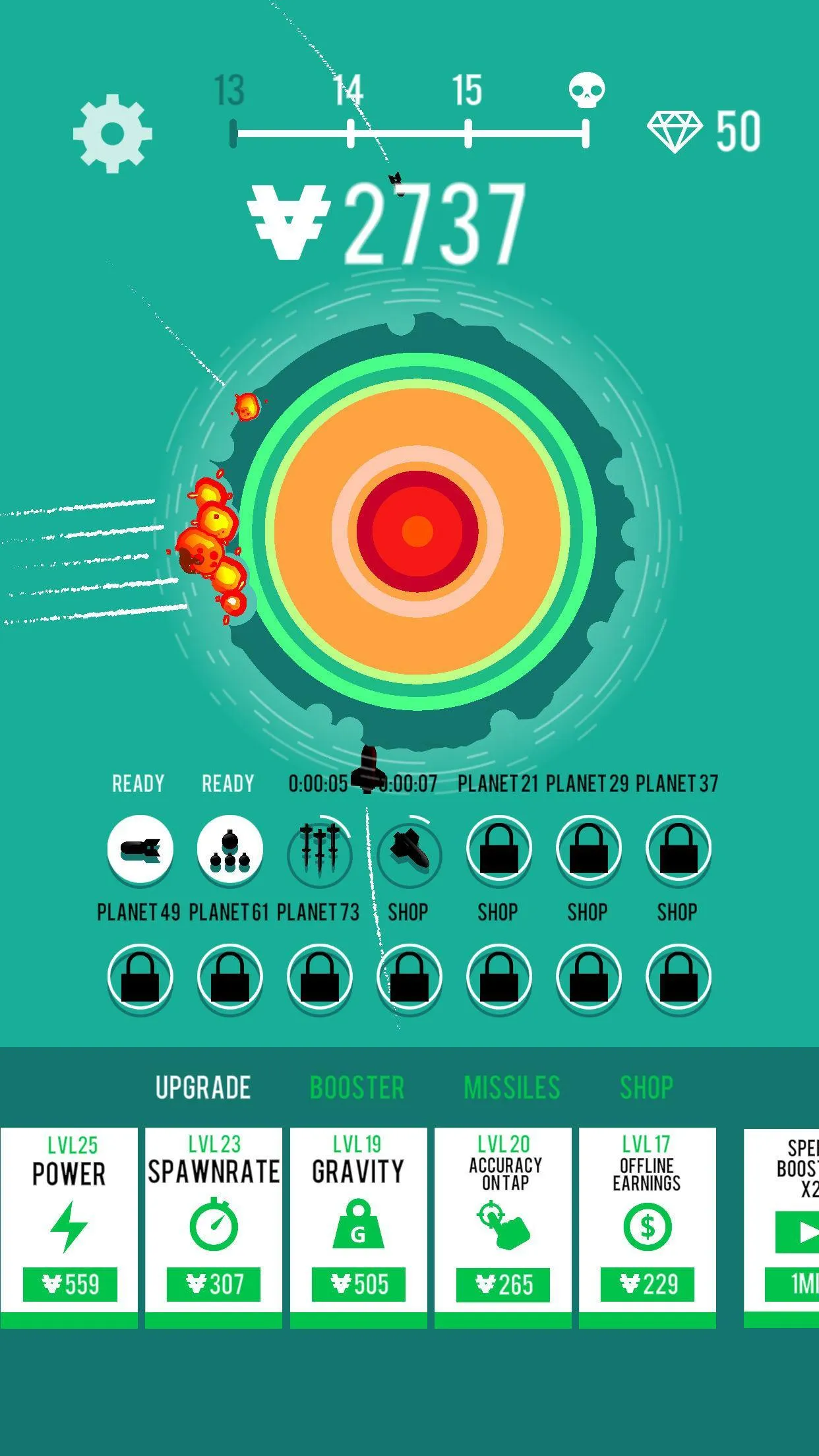 Planet Bomber! v8.3.23 APK Мод (Много денег) Screenshot 3