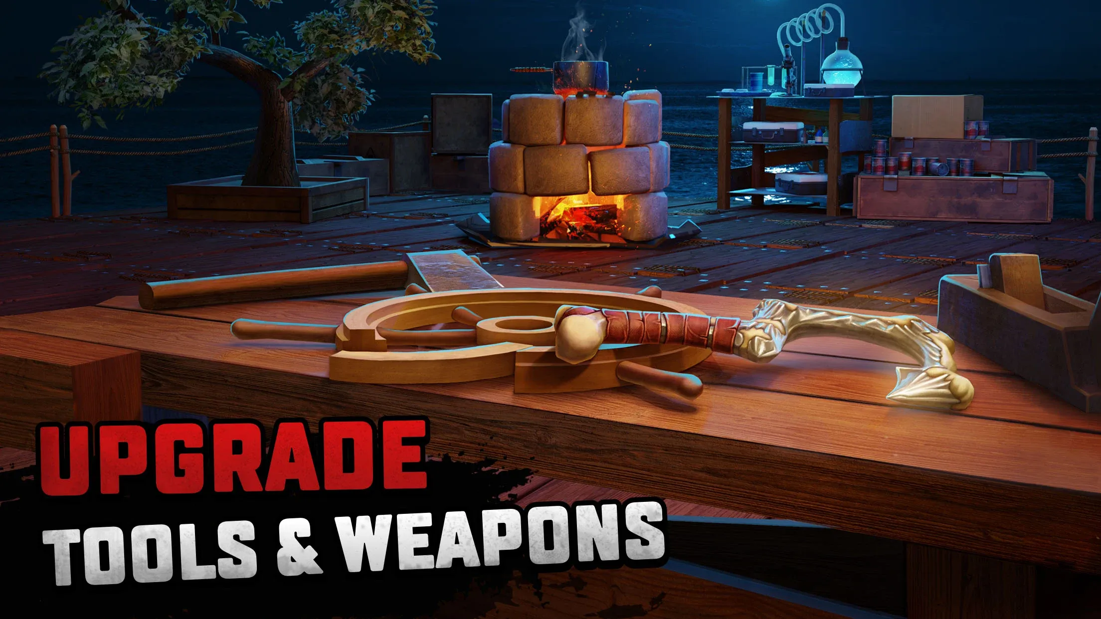 Raft® Survival: Ocean Nomad v2.9.1 APK Мод (Мега Меню, Режим бога, Бесплатные покупки) Screenshot 3