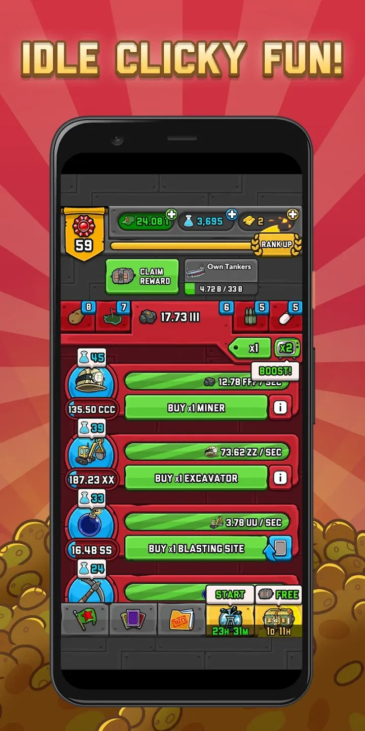 AdVenture Communist v6.54.0 APK Мод (Бесплатные улучшения) Screenshot 2