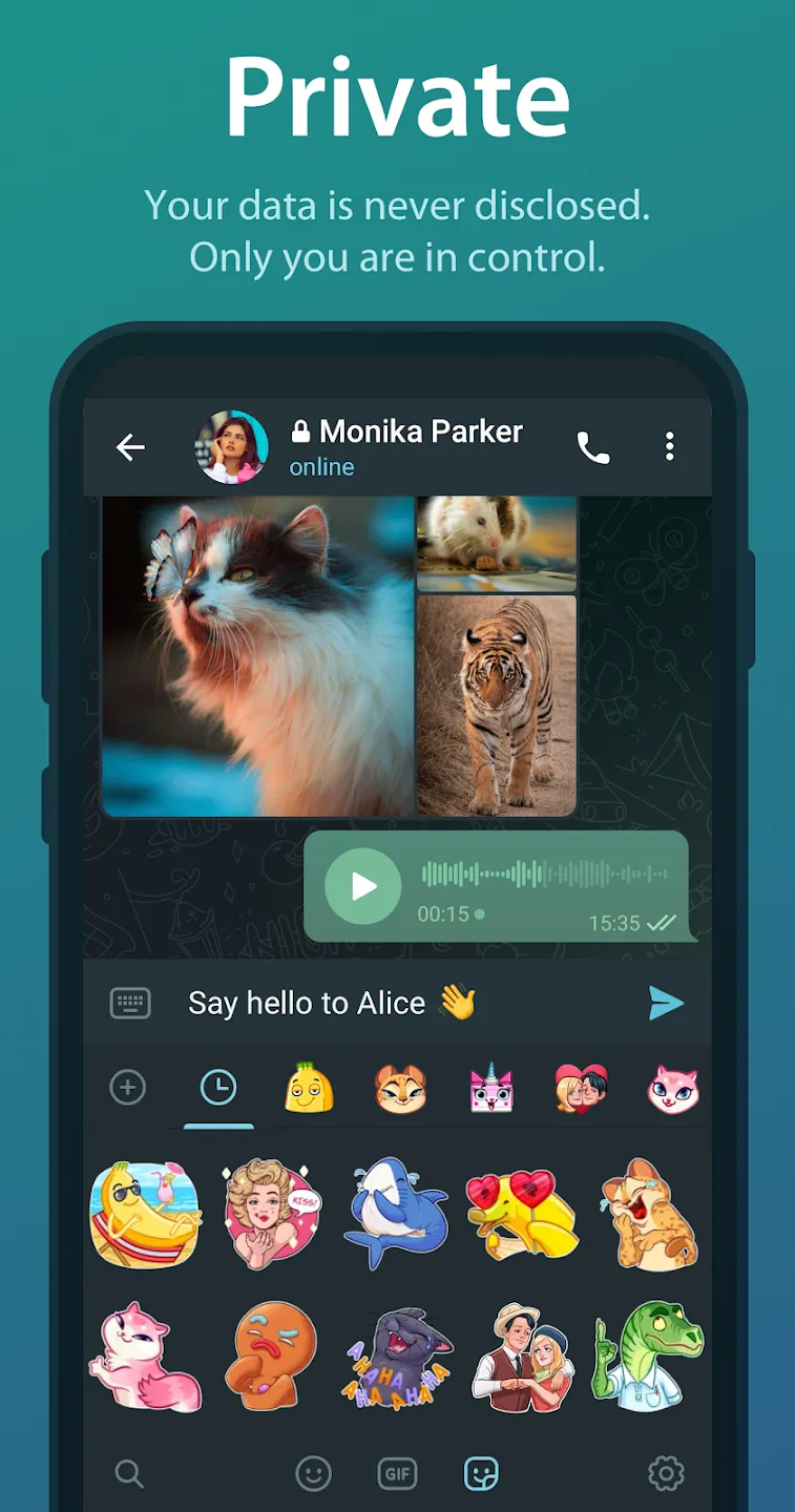 Telegram v12.7.3 APK Мод (Всё открыто, Premium) Screenshot 4