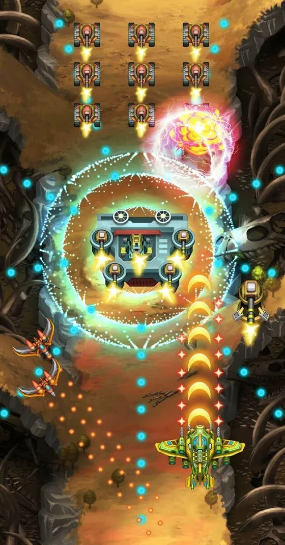 AFC Solar Squad: Space Attack [мод: меню] Screenshot 4