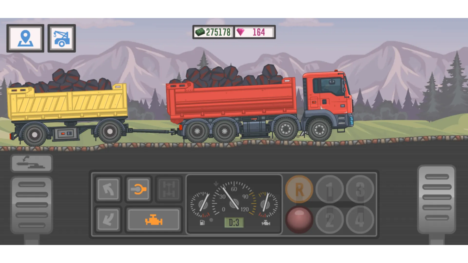 Дальнобойщик и Грузовики v4.5 APK Мод (Много денег) Screenshot 1