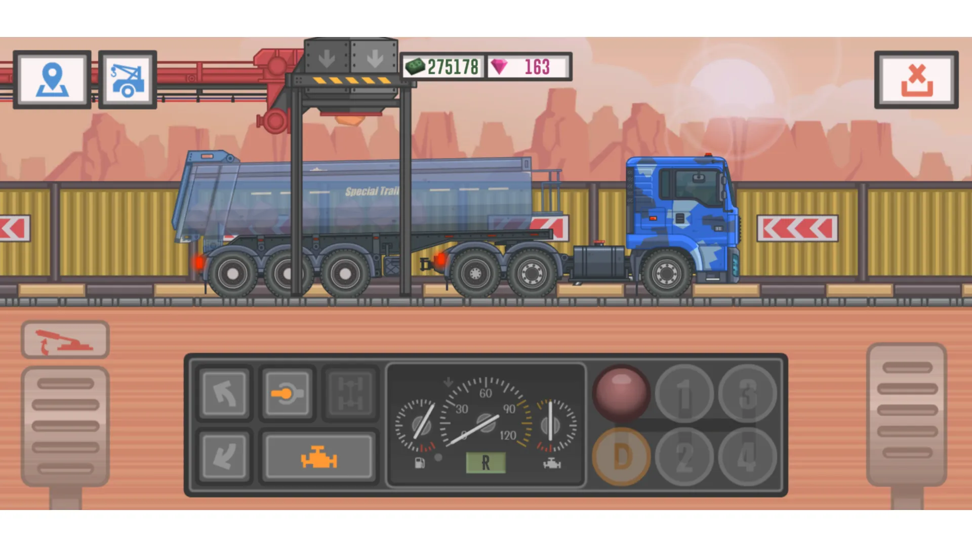 Дальнобойщик и Грузовики v4.5 APK Мод (Много денег) Screenshot 2