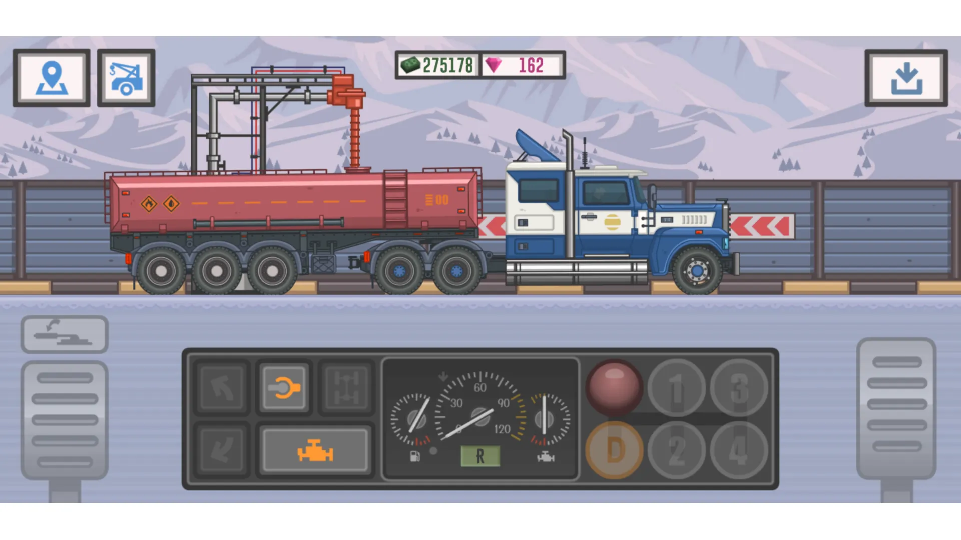 Дальнобойщик и Грузовики v4.5 APK Мод (Много денег) Screenshot 3