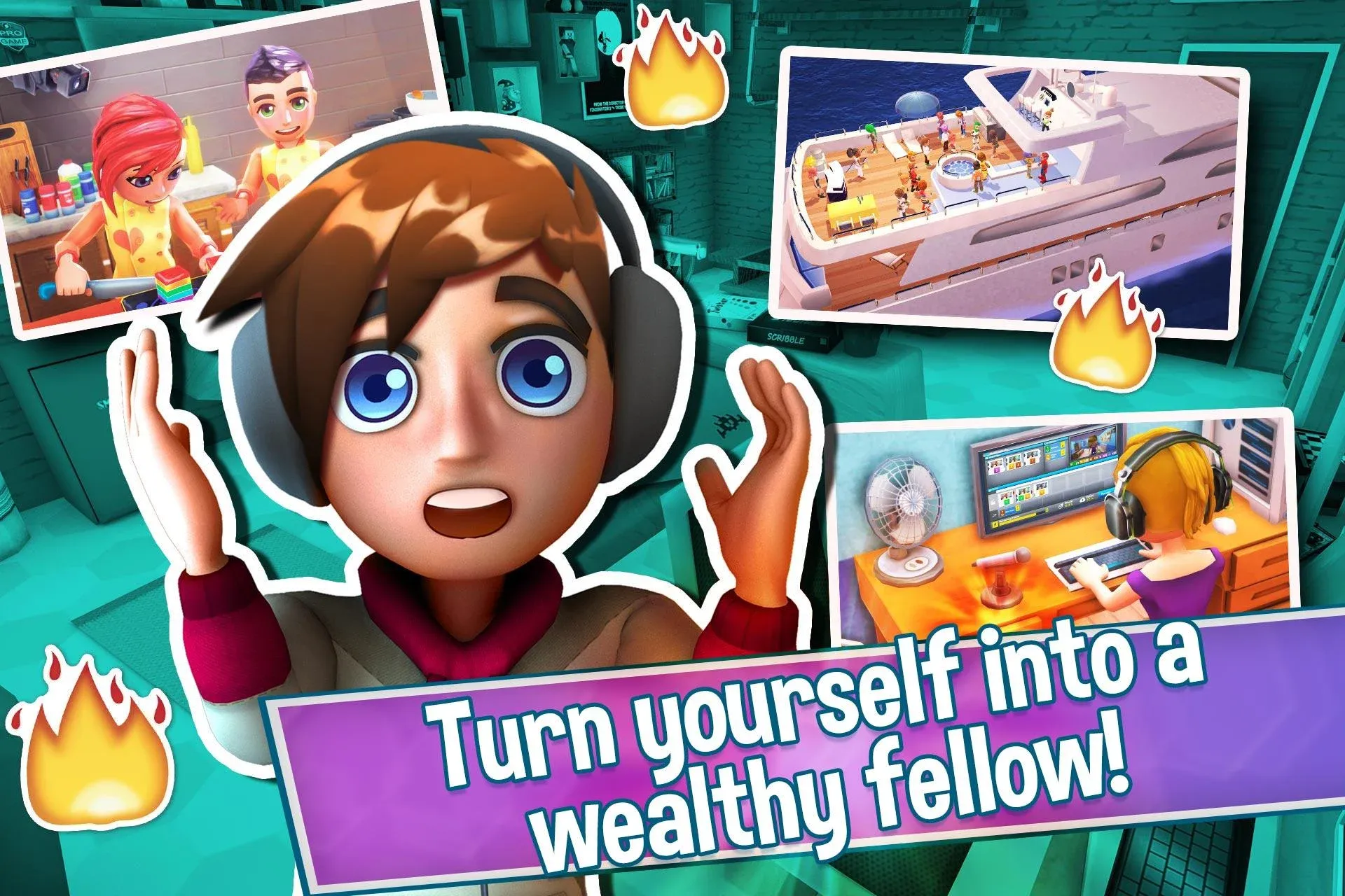 Youtubers Life v1.9.0 APK Мод (Всё открыто) Screenshot 1