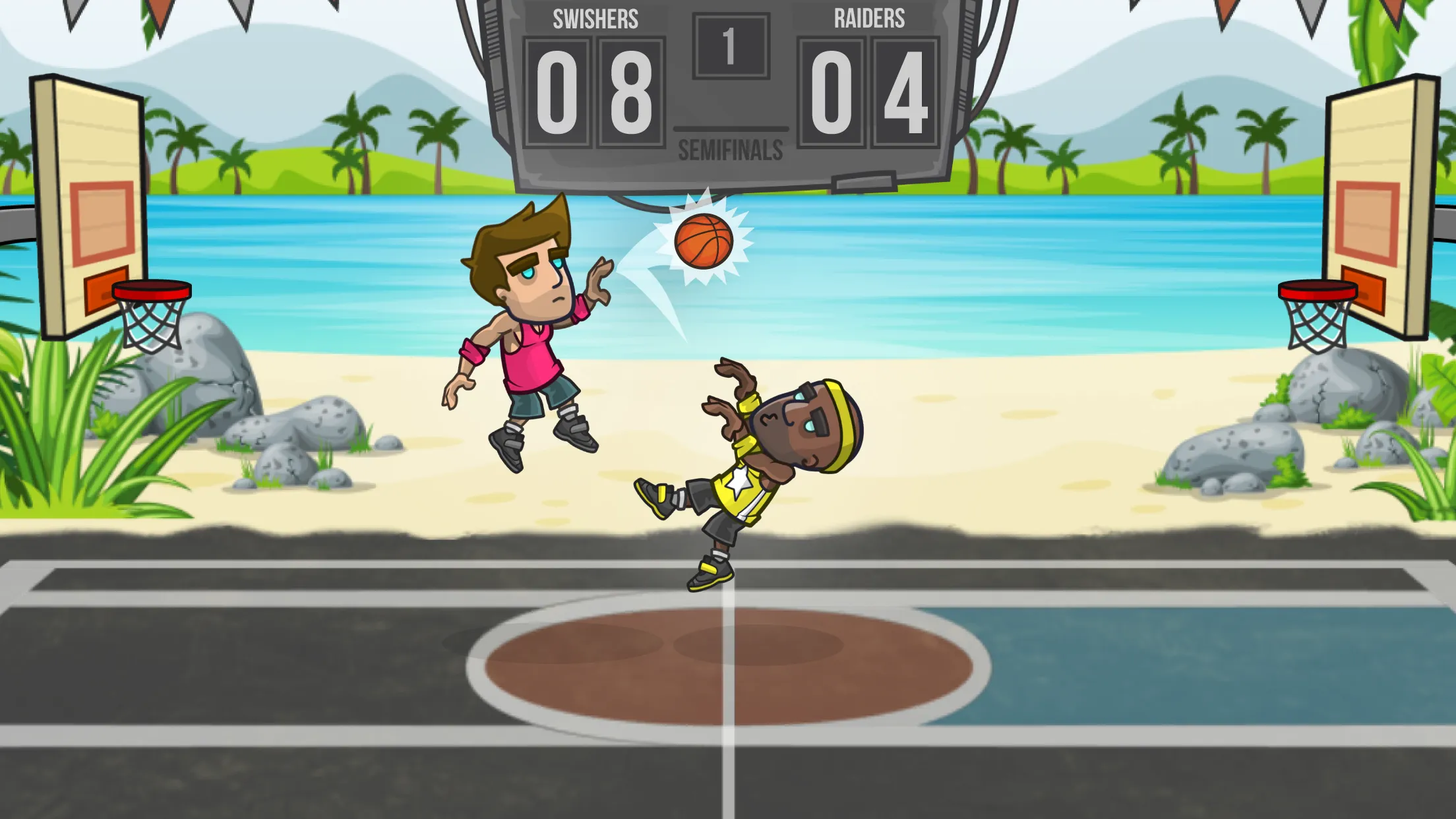 Баскетбол: Basketball Battle v2.4.50 APK Мод (Меню, Много денег и Энергии) Screenshot 3