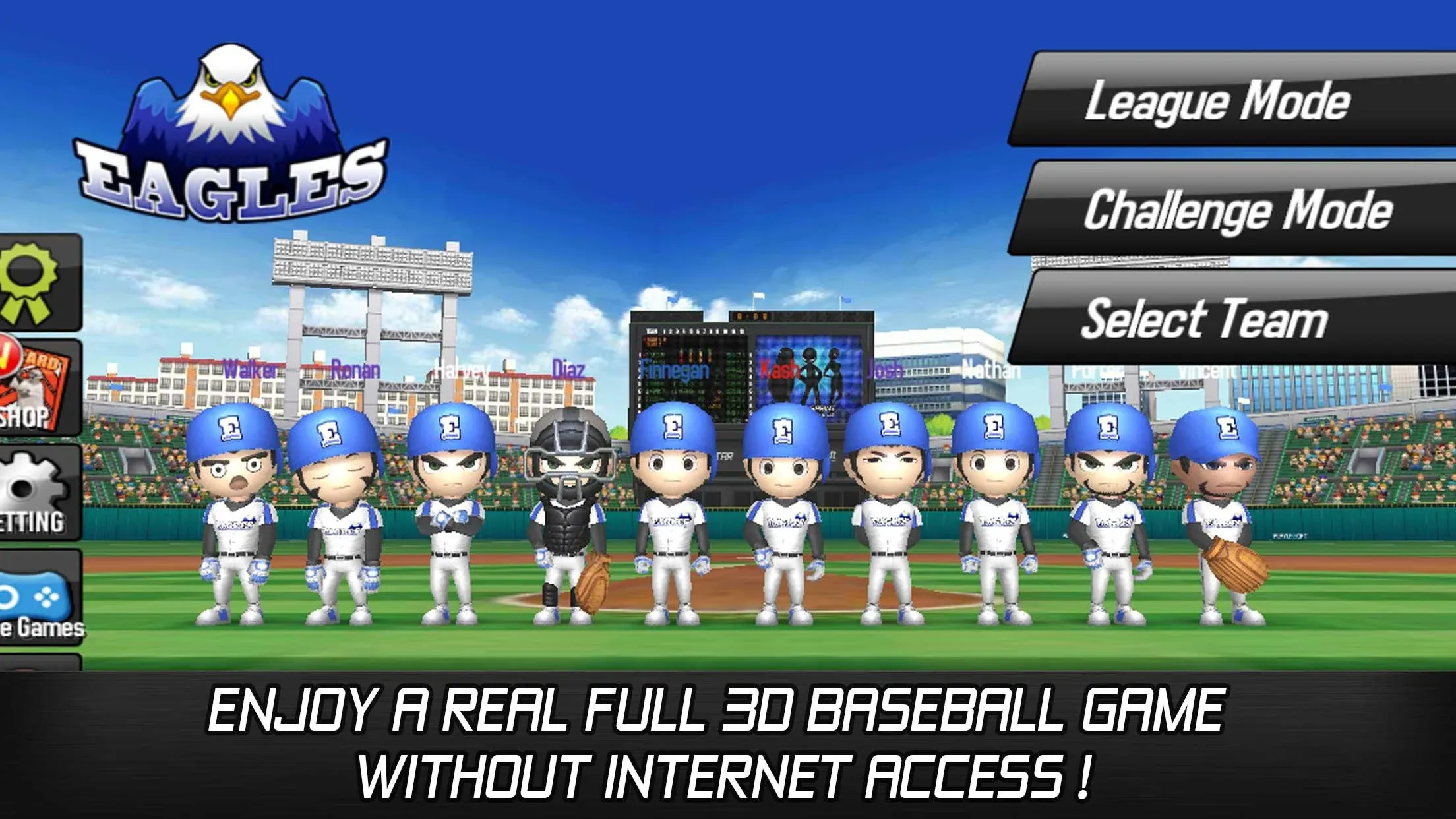 Baseball Star v1.7.9 APK Мод (Много денег) Screenshot 1