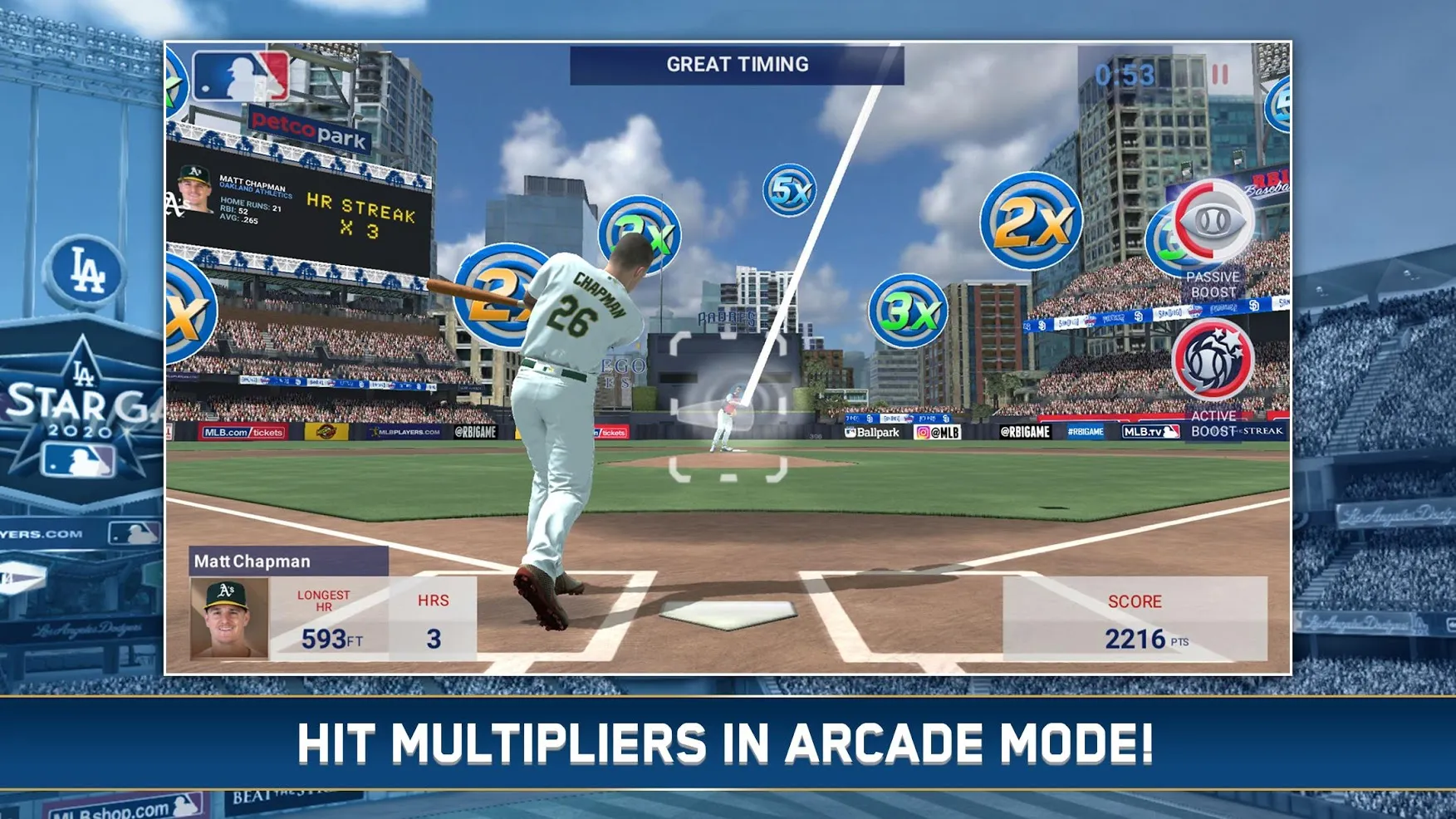 MLB Home Run Derby [мод: много денег] Screenshot 2