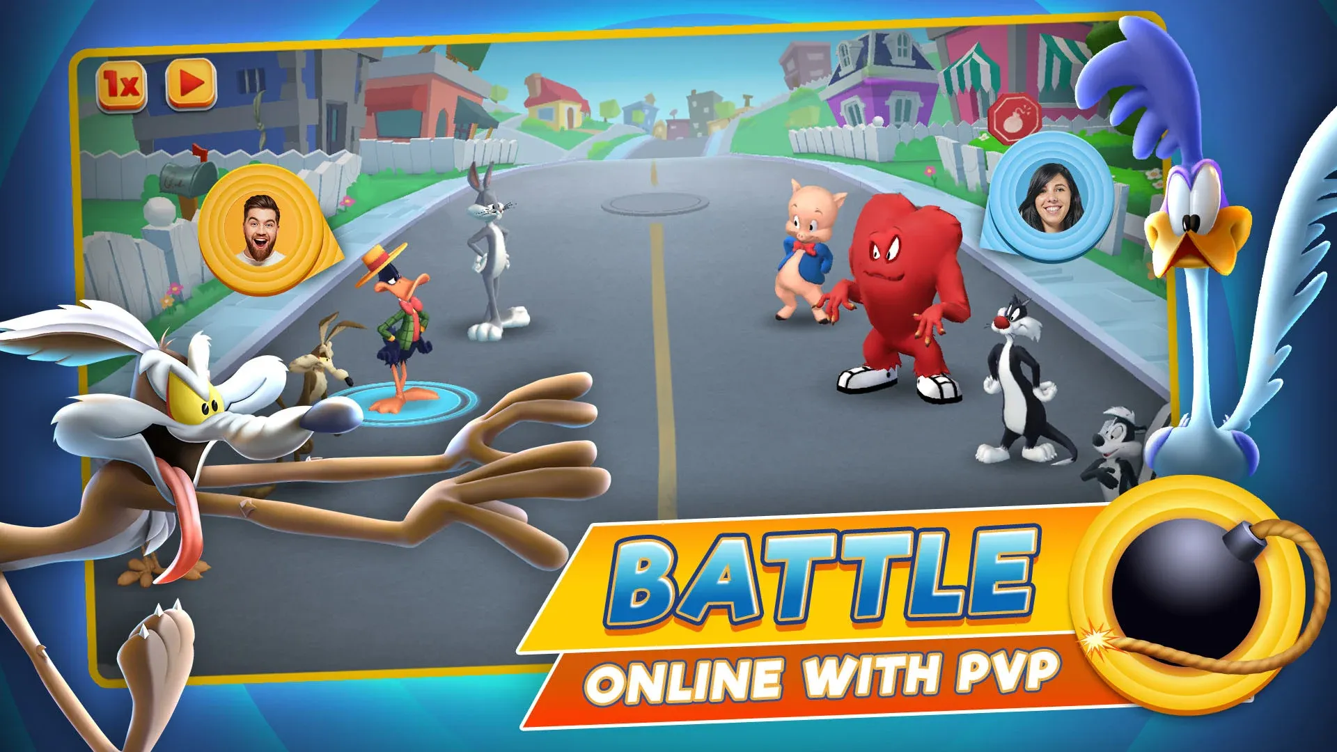 Looney Tunes™ БЕЗУМНЫЙ МИР v63.0.1 APK Мод (Меню, Скиллы без кулдауна) Screenshot 3
