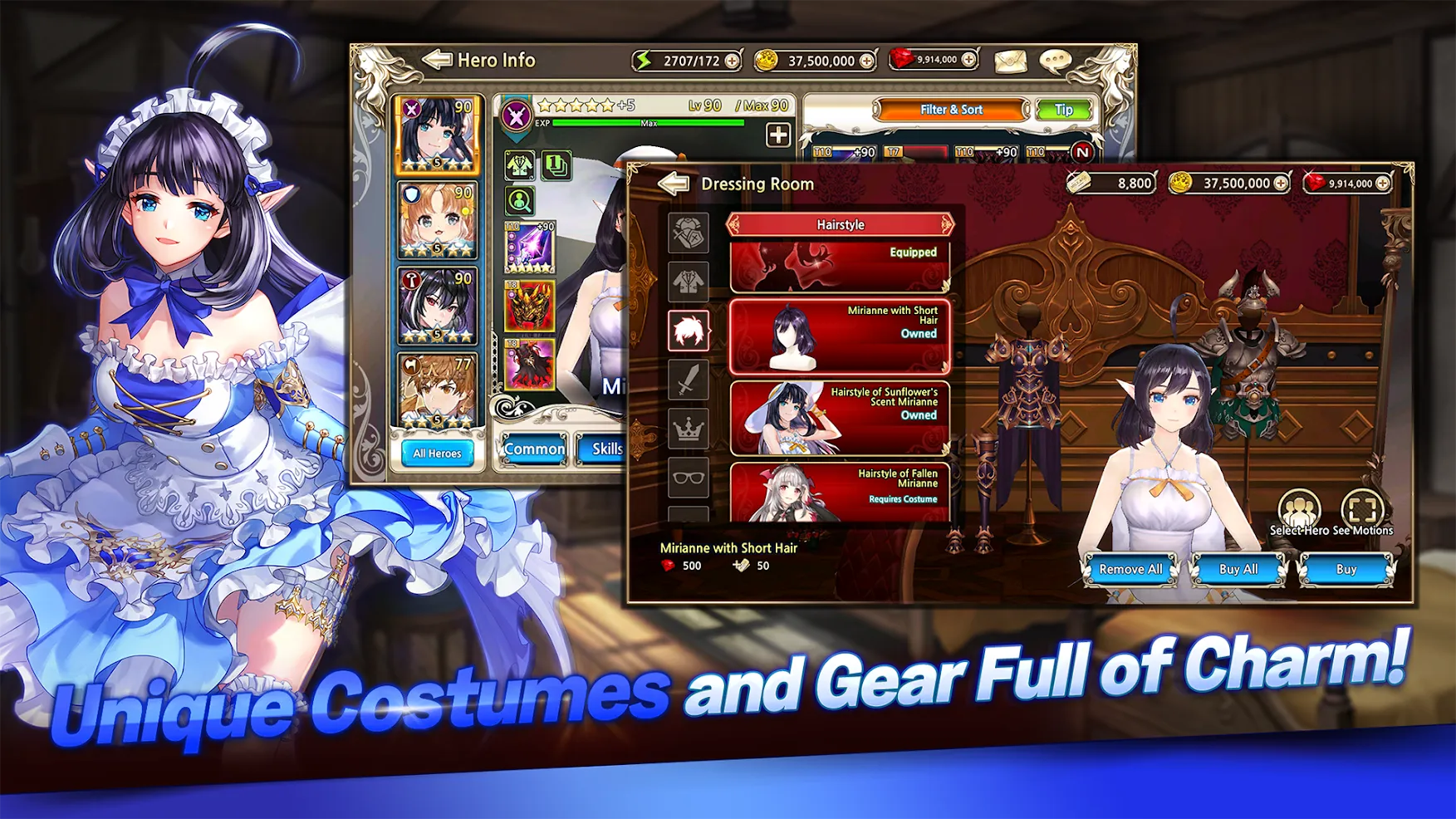 KINGs RAID [мод: меню] Screenshot 4