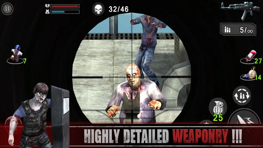 Zombie Frontier: Sniper [мод: много денег] Screenshot 3