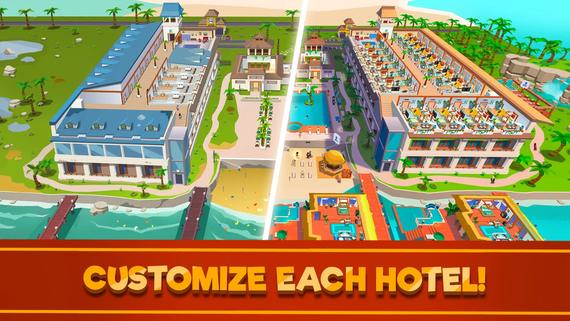 Hotel Empire Tycoon v4.4.0 APK Мод (Много денег) Screenshot 2