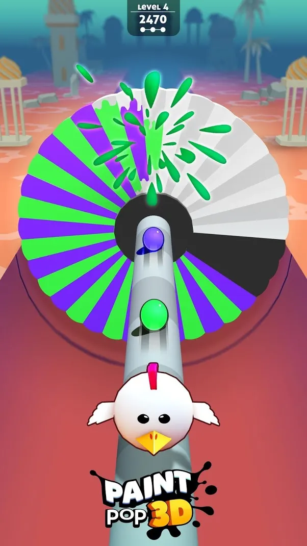 Paint Pop 3D [мод: много денег] Screenshot 2