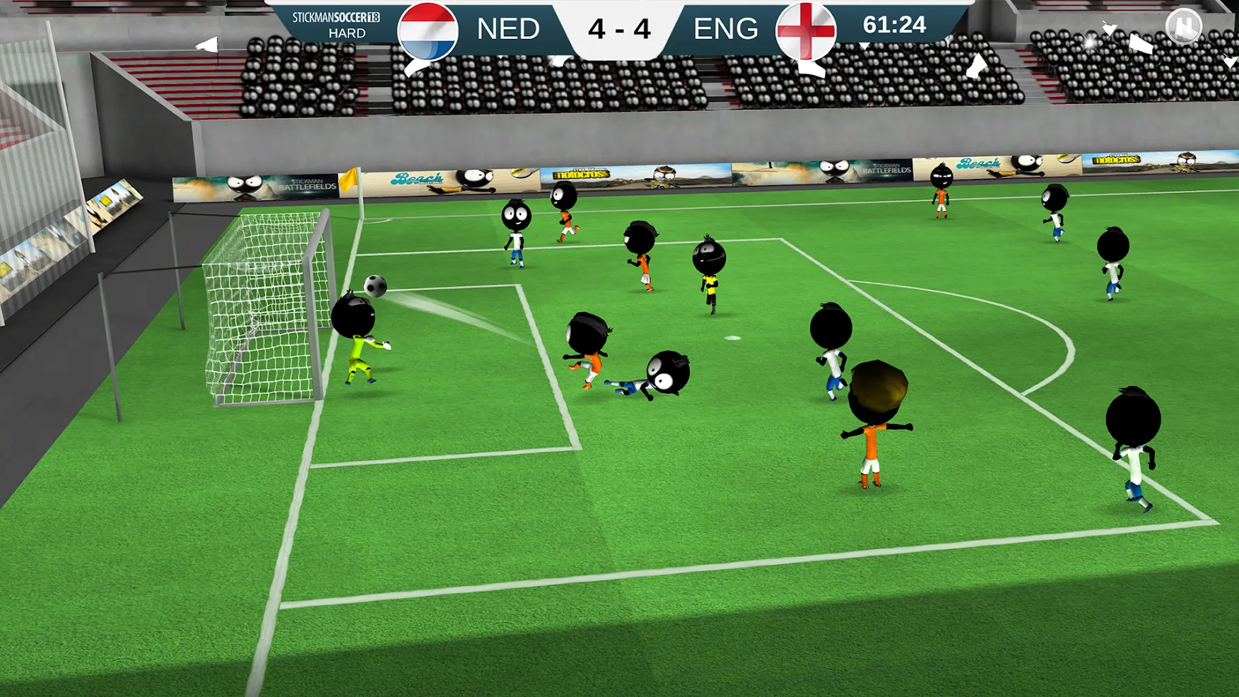 Stickman Soccer 2018 [мод: много денег] Screenshot 1