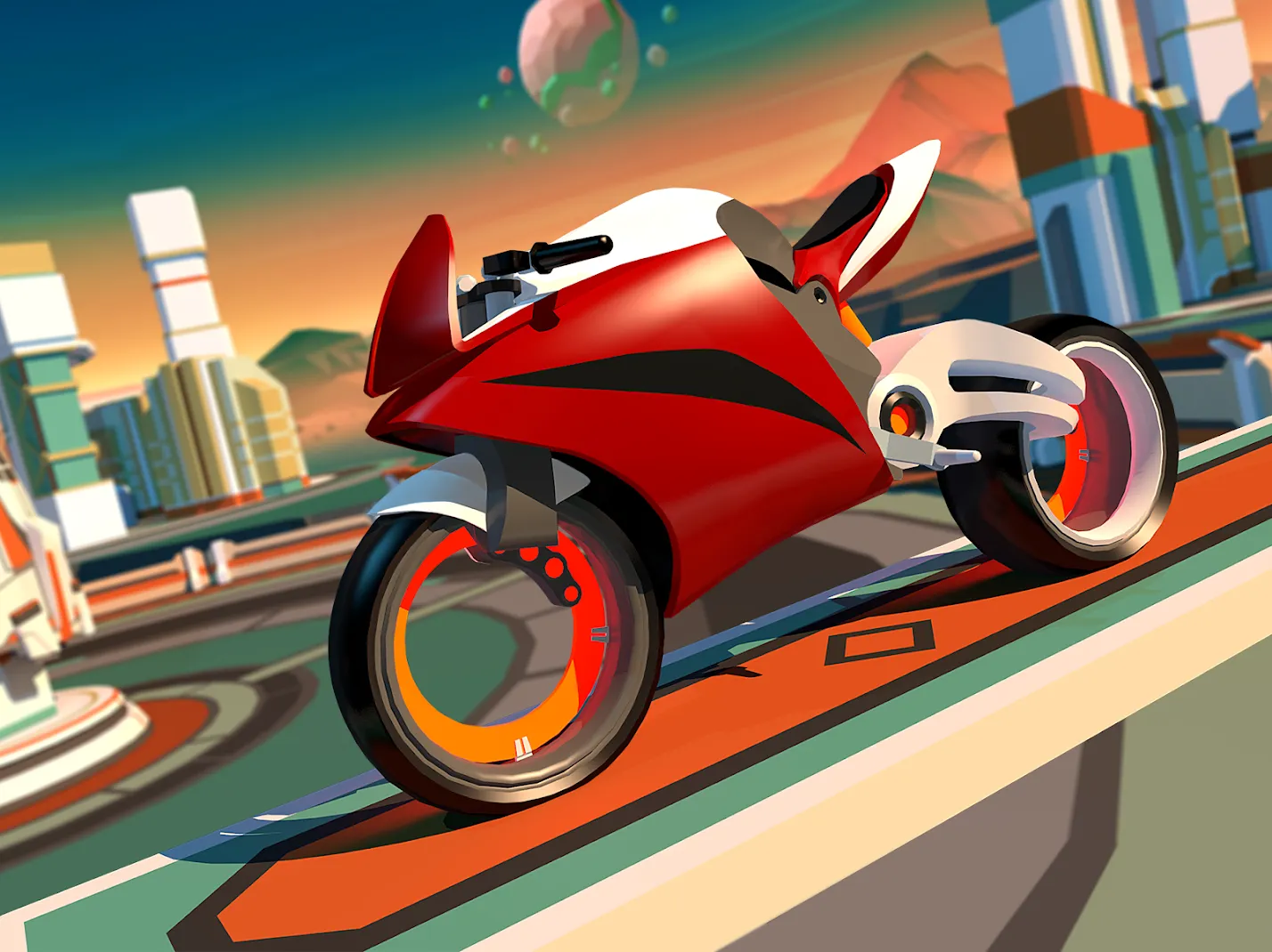 Gravity Rider: райдер мото [мод: без рекламы] Screenshot 2