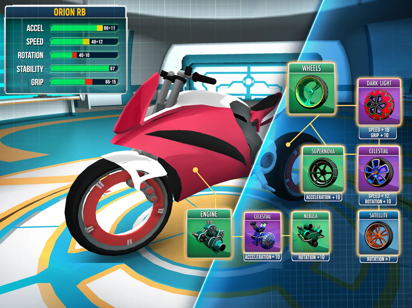 Gravity Rider: райдер мото [мод: без рекламы] Screenshot 3