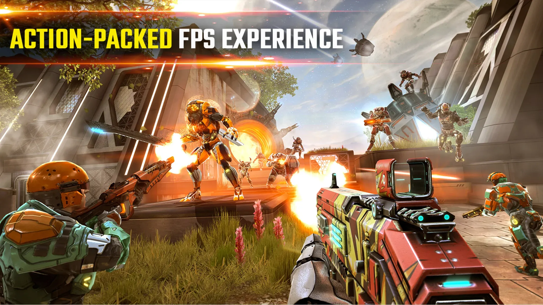 Shadowgun Legends v1.8.2 APK Мод (Меню, Тупые боты, Много патронов) Screenshot 1