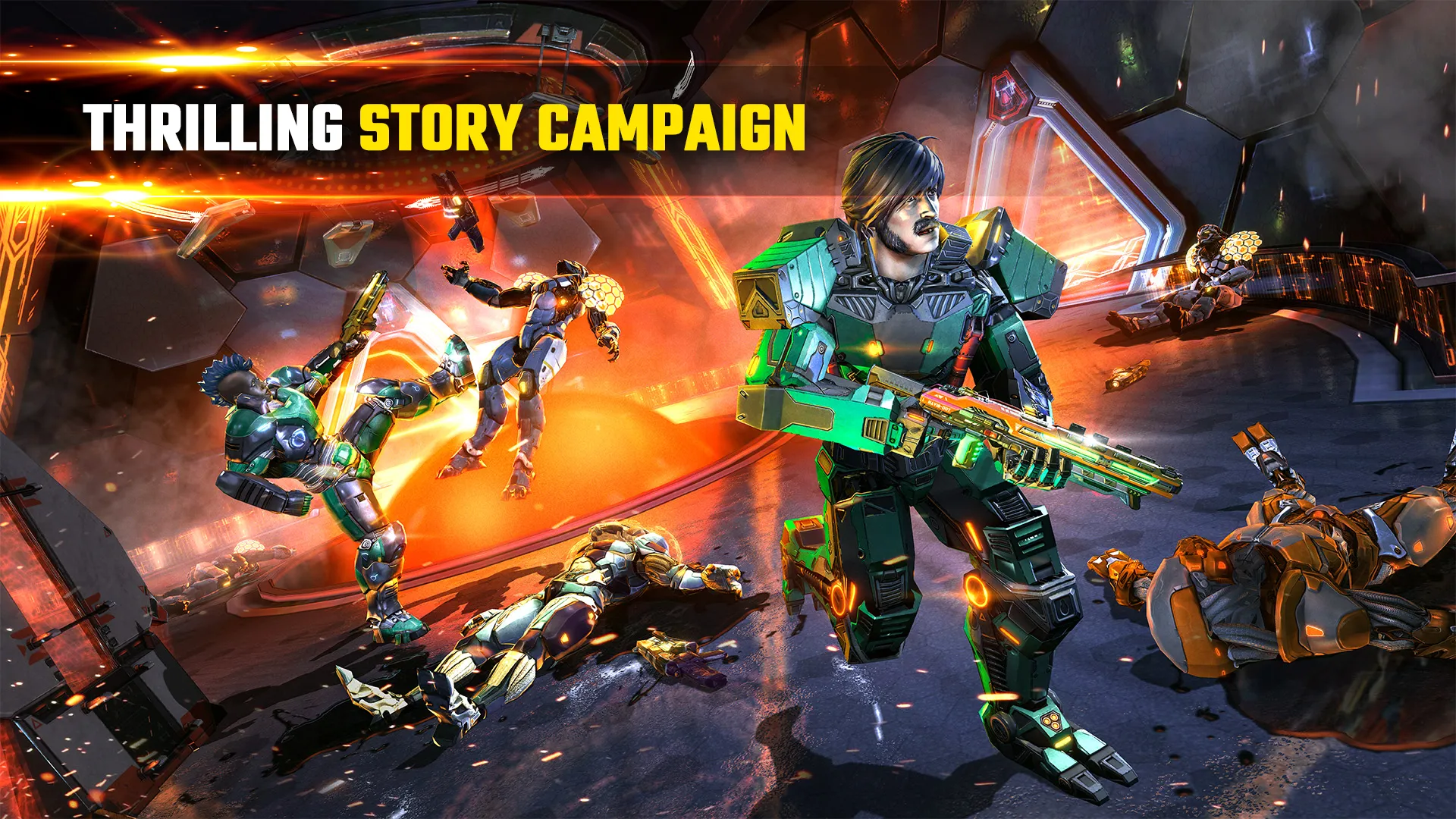 Shadowgun Legends v1.8.2 APK Мод (Меню, Тупые боты, Много патронов) Screenshot 3