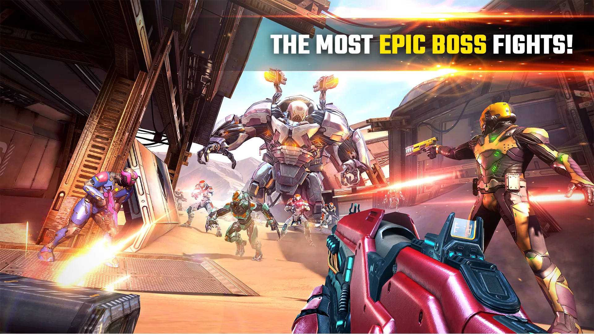 Shadowgun Legends v1.8.2 APK Мод (Меню, Тупые боты, Много патронов) Screenshot 5