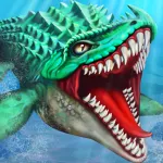 Взломанный Jurassic Dino Water World Мод (Много денег) на Андроид