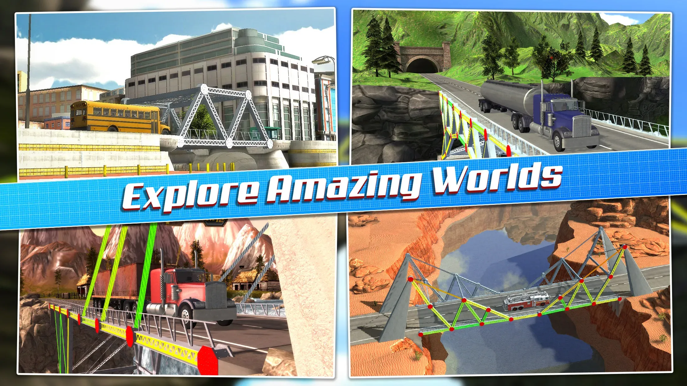 Bridge Construction Simulator v1.7.2 APK Мод (Много подсказок) Screenshot 5