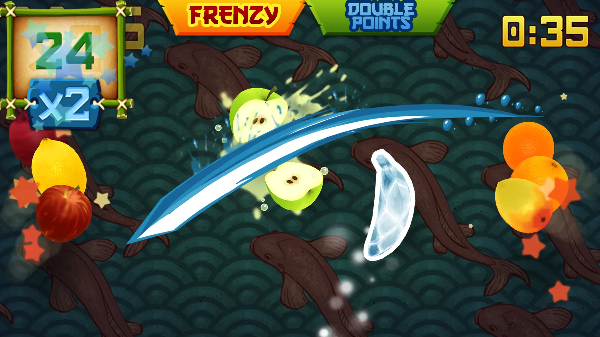 Fruit Ninja Classic v3.32.7 APK Мод (Всё открыто) Screenshot 2