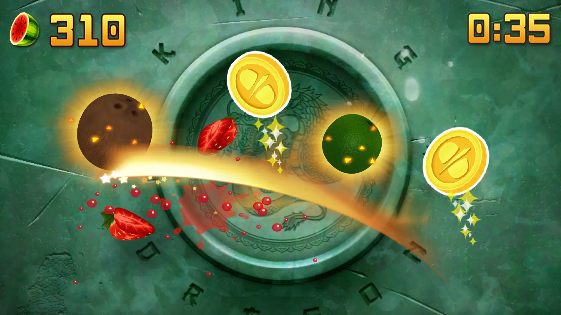 Fruit Ninja Classic v3.32.7 APK Мод (Всё открыто) Screenshot 3