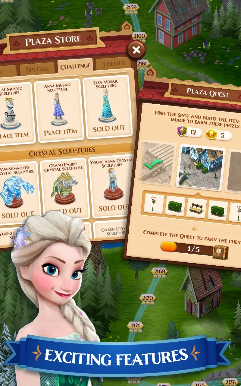 Disney Frozen. Звездопад v15.5.1 APK Мод (Много ходов) Screenshot 2